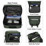 WITZMAN Carry On Travel Backpack for Men Duffle Bags Fit 17 Inch Laptop Airline Approved Laptop Backpack and Toiletry Bag Large Hanging Multi-organization Bathroom Bag