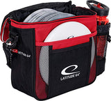 D·D DYNAMIC DISCS Latitude 64 Red Slim Disc Golf Bag | Introductory Disc Golf Bag | Great for Beginners and Casual Disc Golf Rounds | Lightweight and Durable Frisbee Golf Bag | 8-10 Disc Capacity