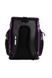 ARENA Spiky III Backpack 45 Swimming Athlete Sports Gym Rucksack Large Training Gear Equipment Swim Bag for Men and Women, 45 Liters, Purple