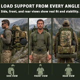 MT Modular ALICE Pack Frame System with Laser-Cut MOLLE Panel, Lightweight Heavy-Duty Frame for Load Carrying