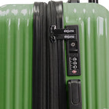 World Traveler Dejuno Tonal 28-Inch Polycarbonate Lightweight Hardside Expandable Spinner Luggage Suitcase with TSA Lock - Matcha