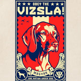 CafePress American Vizsla Obey The V Tote Bag Reusable Natural Beige Canvas Shopping Bag