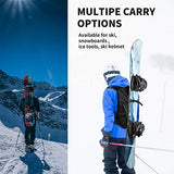 Unigear Ski Backpack, 22L Snowboard Travel Backpack 900D Polyester Waterproof Backpack for Snowboard, Ski, Camping, Hiking (Black)