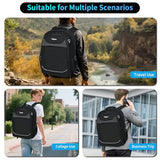 Ciztnso Travel Backpack, Anti Theft Durable Men Laptop Backpack with USB Port & organizer, Water Resistant Computer Bookbag,Carry on Luggage for Men Fits 15.6 Inch Tablet - Black