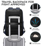 BANGE Business Laptop Smart backpack Can Hold 15.6 Inch Laptop Commute Backpack Carry on bag for men and women (Blue)