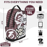Bioworld One Piece Luffy Character Art 18.5” Adult Brown Backpack