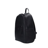 Armani Exchange Men's Leather Backpack, Black, One Size
