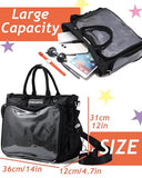 VOUSXLLEZ Large Ita Backpack Shoulder Tote Bag Crossbody Handbags with Insert,kawaiI Ita Purse,for Pin Display,Kpop Fan Anime (Pins NOT Included) (Black)