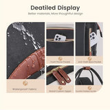 LOVEVOOK Laptop Backpack for Women Work Bag with Large Capacity Cup Side Pocket, 15.6 Inch Waterproof Computer Backpacks Purse, College Bookbag for School, Business, Teacher, Travel