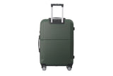 Furrnook 3-Piece Luggage Set 3 (20"/24"/28"), Hardside Suitcases with 8 Spinner Wheels, Scratch-Resistant ABS Shell, set2, set3 Travel Suitcase, TSA Lock (Minimalist Design, Green)