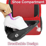YOREPEK Soccer Backpack, Soccer Bag with Ball Holder and Shoe Compartment