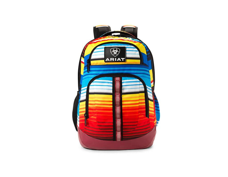 ARIAT Unisex Adult Adjustable Strap Backpack, Multicolored (Serape), One Size
