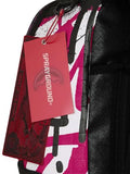 Sprayground Crash Graff Turbo Backpack, 18x6x11.5 Inch, Black, PVC, Laptop Compartment, Adjustable Straps