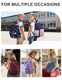 VASCHY Backpack for School, Lightweight Water Resistant Bookbag Casual Daypack for Man/Boys Shark