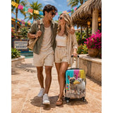 World Traveler Chariot Fiesta Paws Pet Lover 20-Inch Carry-On Hardside Expandable Spinner Luggage with TSA Lock