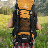 TETON 55L Scout Internal Frame Backpack for Hiking, Camping, Backpacking, Rain Cover Included