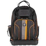 Klein Tools 62800BP Backpack Tool Bag, Tradesman Pro Extra-Large 40-Pocket Electrician Jobsite Backpack with Molded Bottom, Charging Port
