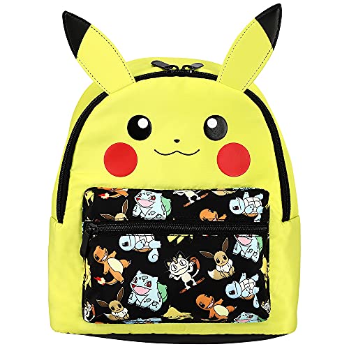 Bioworld Pokemon's Pikachu Adorable Mini Backpack with 3d Ears | Backpacks4Less