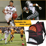 Goloni Basketball Backpack,Large Basketball Bag with Ball Compartment & Shoe Compartment,Sports Bag Fit Volleyball, soccer