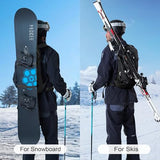 SEMSTY 12L Ski & Snowboard Backpack, Backcountry Backpack for Men Women