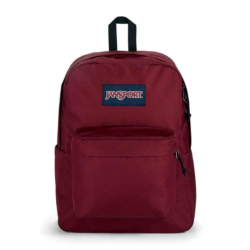 JanSport SuperBreak Plus Backpack with Padded 15-inch Laptop Sleeve and Integrated Bottle Pocket - Spacious and Durable Daypack for Work and Travel - Russet Red