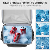 Hulongo Cooler Backpack, 30L Insulated Leakproof Soft Cooler Bag for 52 Cans, Lightweight Backpack for Beach, Picnic, Camping, Hiking, Fishing and Travel(Black)