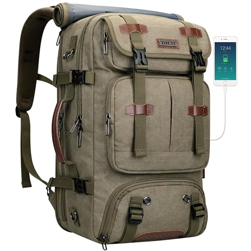 WITZMAN Travel Backpack for Men 40L Large Carry-on Airline Approved
