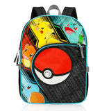 Pokemon Backpack for Girls Boys Kids + Pokemon Cards, Accessories Bundle