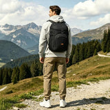 Pritent Cooler Backpack for Men Women Insulated Waterproof Backpack Coolers Leak Proof Cooler Bag Lightweight Lunch Backpack for Camping Beach Travel Picnic(Black,30 Cans)