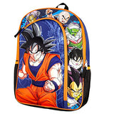 Bioworld Dragon Ball Z Anime Manga 3D Goku Character Panel Character Molded Eva School Kids Backpack