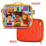 INTIMO Daniel Tiger's Neighborhood Backpack 16" Time For Class 5 Piece Set With Detachable Lunch Tote
