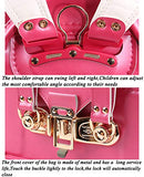 Star-Wind Randoseru Ransel backpack automatic Japanese school bag boys girls leather light weight Rain Cover(Purple)