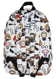 Harry Potter Laptop Backpack Chibi Characters Art Sublimated Bag 17"