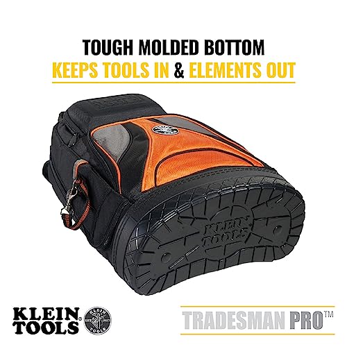 Klein Tools 80113 Tradesmen Backpack Kit with 39-Pocket Tradesman Pro Tool Backpack and Non-Contact Voltage Tester Pen, 2-Piece