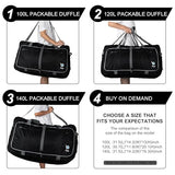 Bago Travel Duffle Bag for Women & Men. Large Duffel Bag for Traveling Camp