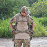 MT Military MOLLE 2 Medium Rucksack with External Frame 2.0 3Day Army Medium Ruck, Assault Backpack with medical pack for Camping, Hiking, Bug Out