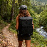 Cooler Backpack Insulated Leakproof Waterproof Backpack Cooler Bag 30 Cans, Large Capacity Lightweight Travel Camping Beach Backpack Cooler Ice Chest for Men and Women, Black