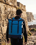 Gonex Cooler Backpack, 40 Can Insulated Soft Backpack Cooler Bag for Men Women, Waterproof Nylon TPU Cooler Backpack for Beach, Picnic, Lunch and Camping, Blue