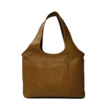 Piel Leather Laptop Hobo, Saddle, One Size