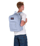 JanSport Cross Town Plus Remix Backpack - Padded Back Panel, Laptop Sleeve, and Front Pocket Organizer - Blue Dusk Corduroy
