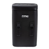 RTIC Soft Pack Sling Cooler 15 Can Insulated Bag Portable Ice Chest Cooler Backpack for Ice, Lunch, Beach, Drink, Beverage, Travel, Camping, Picnic, Car, Hiking, Leak Proof Zipper, Black