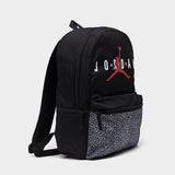 Nike Jordan HBR Air Back Pack, Black/Elephant Print, L