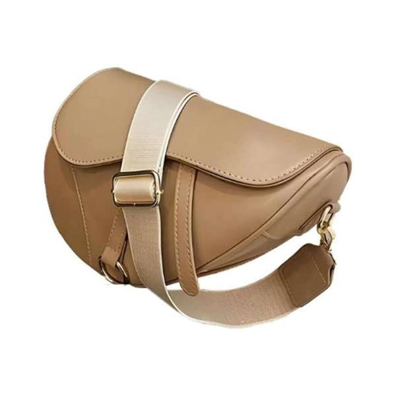 AWST Int'l Saddle Shoulder Handbag - Tan