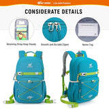 SKYSPER Kids Backpack - 15L Travel Backpacking Small Age 4-6 Ergonomical Design Multi-compartment Breathable Day Pack Preschool Kindergarten Bag