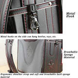 MilWorld ransel randoseru blue backpack japanese automatic school bags Senior waterproof PU leather