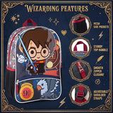 Fast Forward Harry Potter Kids Backpack - 16 Inch 3D Bookbag Preschool Elementary Backpack for School Girls Boys School Bags, Harry Potter Multi