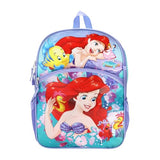 Bioworld Kids The Little Mermaid 16 5-Piece Backpack and Lunchbox Set