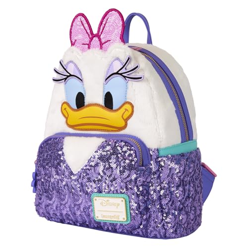 Loungefly Disney Daisy Duck Plush Mini Backpack