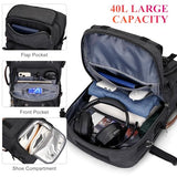 WITZMAN Travel Backpack for Men 40L Large Carry-on Airline Approved