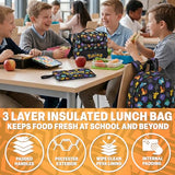 Get Trend Pokemon Boys Backpack, Lunch Bag & Pencil Case, 3 Piece Set